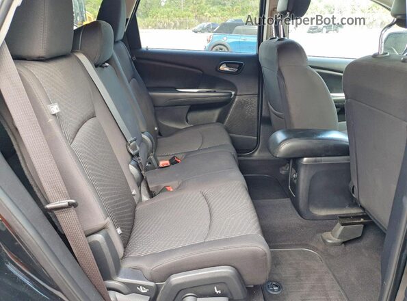 3C4PDCAB9JT254234 2018 DODGE JOURNEY Black Rear interior view