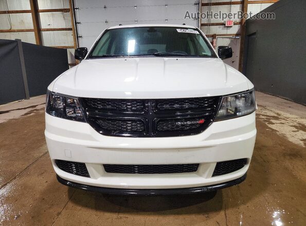 3C4PDCAB9JT443594 2018 DODGE JOURNEY White Դիմացի տեսք
