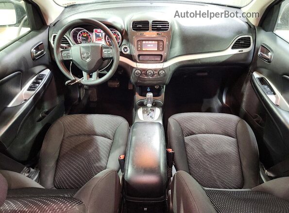 3C4PDCAB9JT443594 2018 DODGE JOURNEY White Առջևի վահանակի տեսք