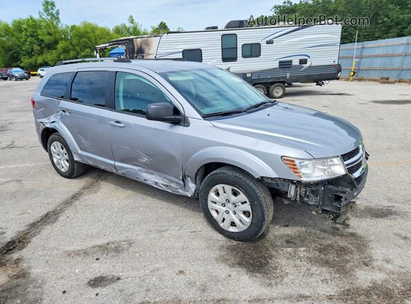 3C4PDCAB9JT445572 2018 DODGE JOURNEY Серебряный Передняя правая четверть