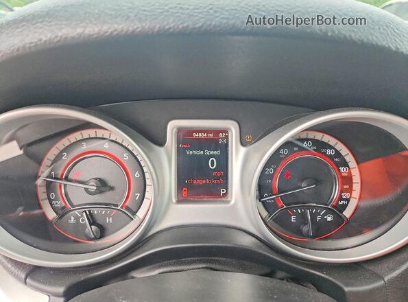 3C4PDCAB9JT445572 2018 DODGE JOURNEY Серебряный Вид щитка приборов