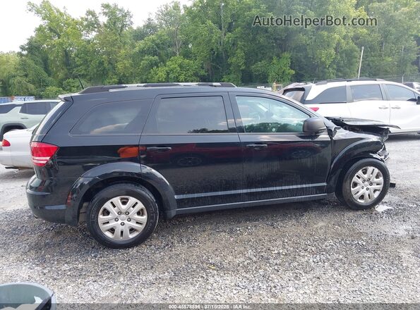 3C4PDCAB9JT507696 2018 DODGE JOURNEY Black Вид щитка приладів