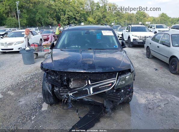 3C4PDCAB9JT507696 2018 DODGE JOURNEY Black Вид панелі приладів