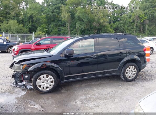 3C4PDCAB9JT507696 2018 DODGE JOURNEY Black Вид задньої частини салону