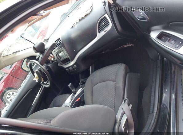 3C4PDCAB9JT507696 2018 DODGE JOURNEY Black Вид салону спереду