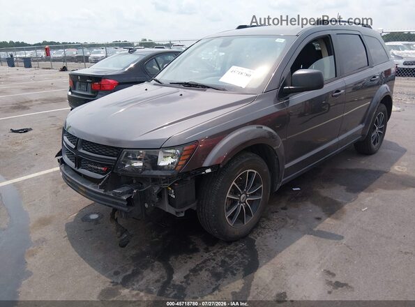 3C4PDCAB9JT525664 2018 DODGE JOURNEY Gray Передня ліва чверть