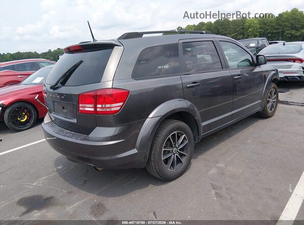 3C4PDCAB9JT525664 2018 DODGE JOURNEY Gray Задня права чверть