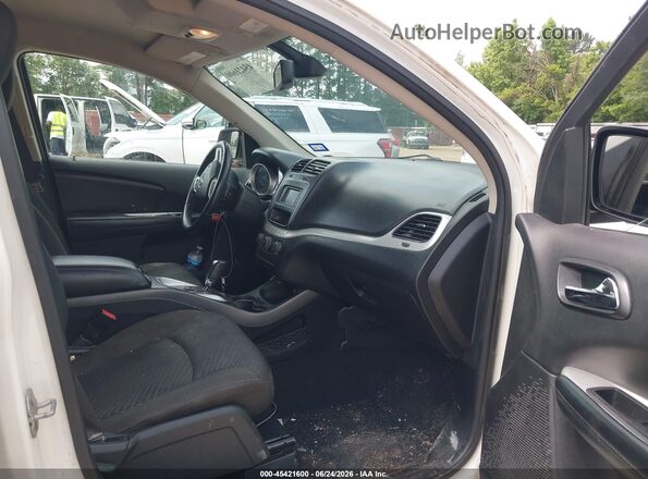 3C4PDCAB9JT526586 2018 DODGE JOURNEY White Вид салону спереду