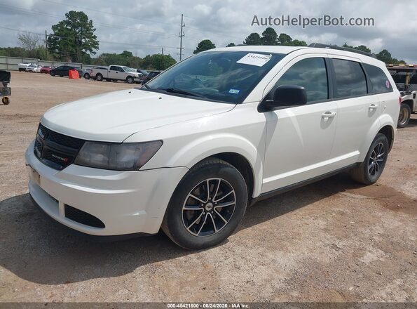 3C4PDCAB9JT526586 2018 DODGE JOURNEY White Передня ліва чверть