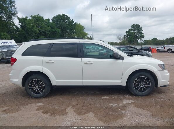 3C4PDCAB9JT526586 2018 DODGE JOURNEY White Вид задньої частини салону