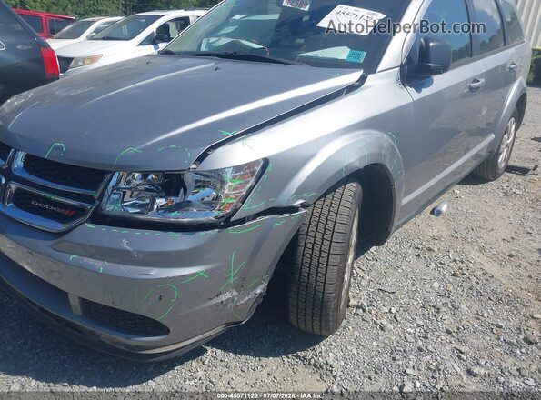 3C4PDCABXGT233434 2016 DODGE JOURNEY Silver Front view