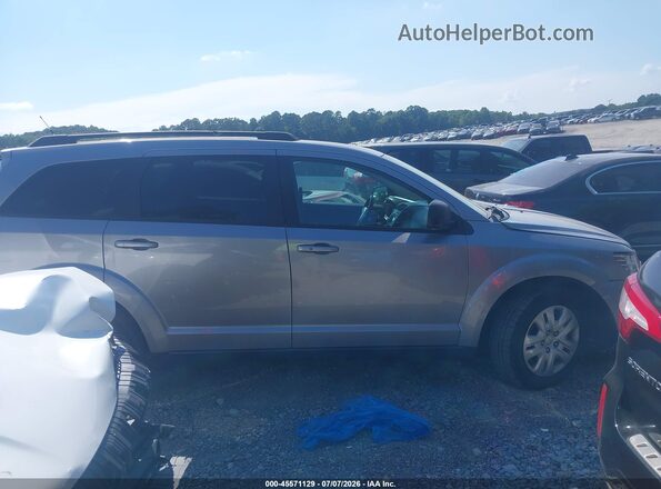 3C4PDCABXGT233434 2016 DODGE JOURNEY Silver Rear interior view