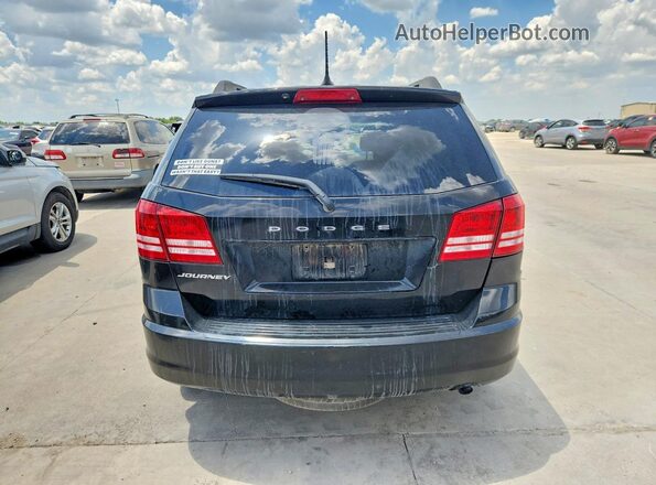 3C4PDCABXHT706895 2017 DODGE JOURNEY Black Вид ззаду