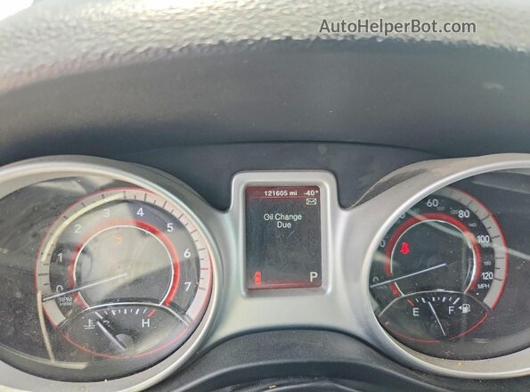 3C4PDCABXHT706895 2017 DODGE JOURNEY Black Вид щитка приладів