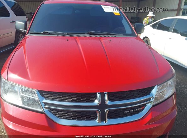 3C4PDCABXHT707951 2017 DODGE JOURNEY Red Front view