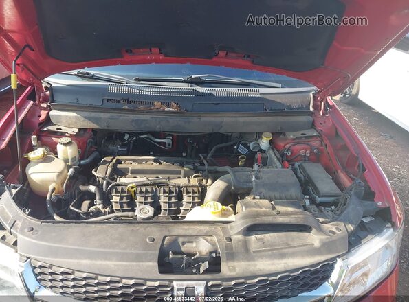 3C4PDCABXHT707951 2017 DODGE JOURNEY Red Rear view