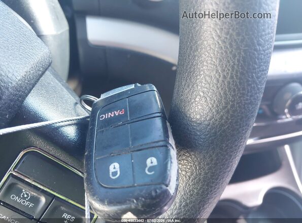 3C4PDCABXHT707951 2017 DODGE JOURNEY Red Dashboard view