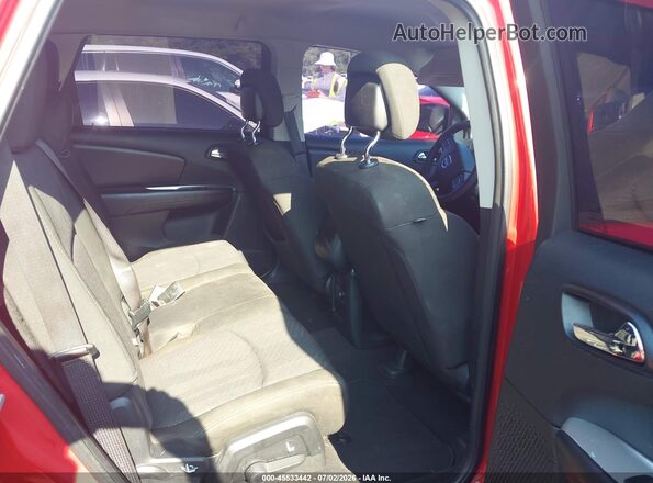 3C4PDCABXHT707951 2017 DODGE JOURNEY Red VIN sticker view