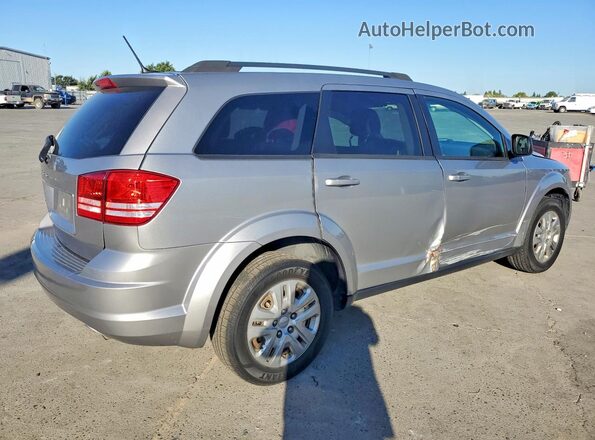 3C4PDCABXJT248586 2018 DODGE JOURNEY Серебряный Задняя правая четверть