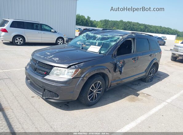 3C4PDCABXJT274234 2018 DODGE JOURNEY Gray Առջևի ձախ երեք քառորդ տեսարան