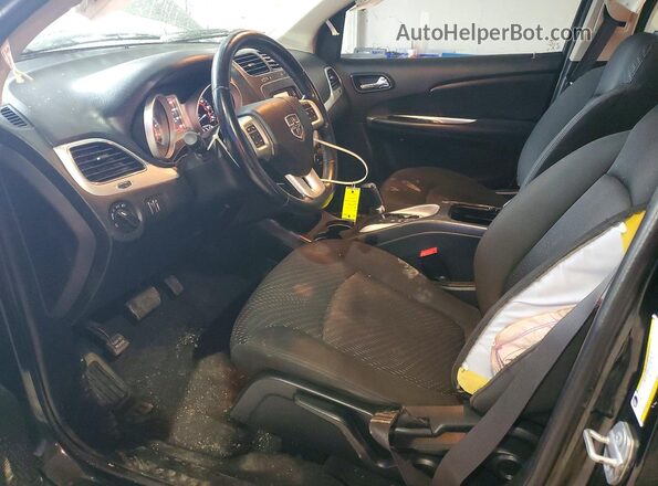 3C4PDCABXJT295505 2018 DODGE JOURNEY Черный Вид салона спереди