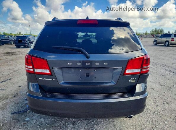 3C4PDCABXJT381784 2018 DODGE JOURNEY Gray Вид ззаду