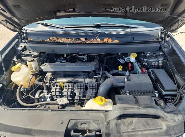 3C4PDCABXJT381784 2018 DODGE JOURNEY Gray Вид задньої частини салону