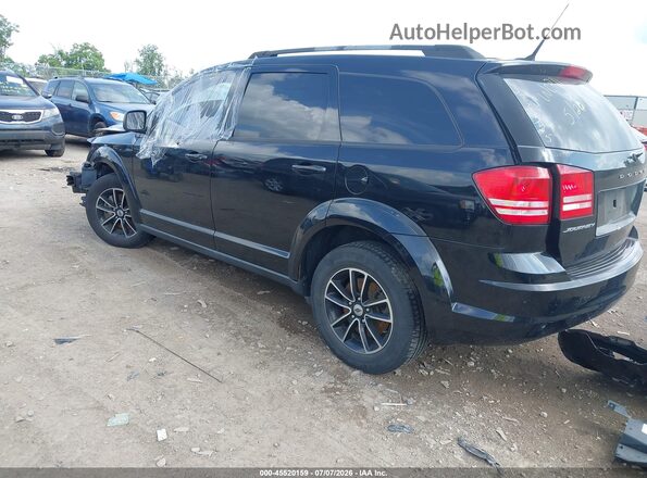 3C4PDCABXJT383325 2018 DODGE JOURNEY Black Trasero izquierdo
