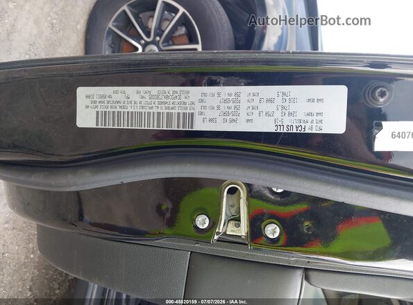 3C4PDCABXJT383325 2018 DODGE JOURNEY Black Vista del compartimento del motor