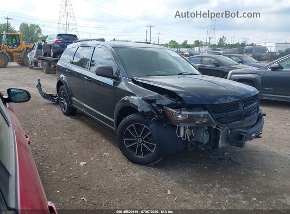 3C4PDCABXJT383325 2018 DODGE JOURNEY Black Vista interior trasera