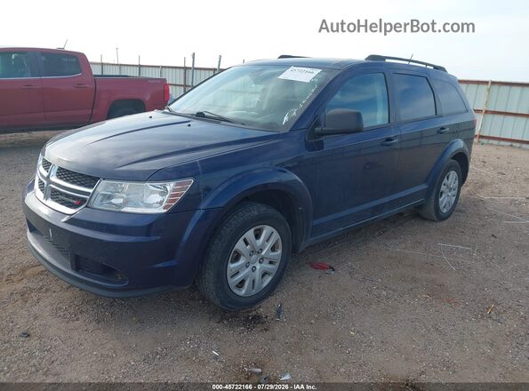 3C4PDCABXJT385284 2018 DODGE JOURNEY Blue Vista tres cuartos delantera izquierda