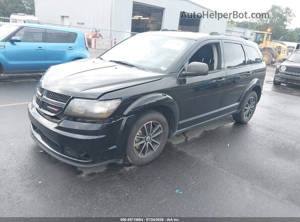 3C4PDCABXJT508341 2018 DODGE JOURNEY Black Front left