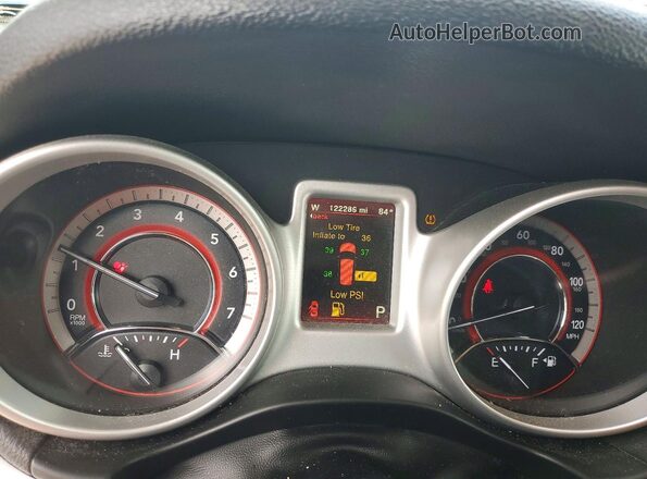 3C4PDCABXJT530632 2018 DODGE JOURNEY Black Instrument cluster view