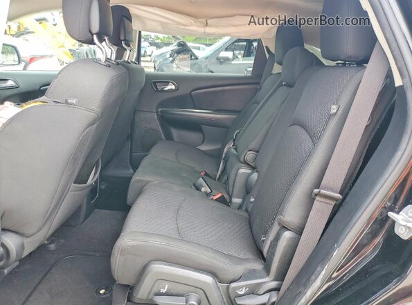 3C4PDCABXJT530632 2018 DODGE JOURNEY Black Rear interior view