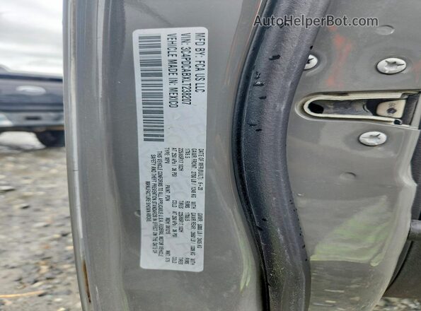 3C4PDCABXLT238207 2020 DODGE JOURNEY Серый Панорамный вид салона 360°
