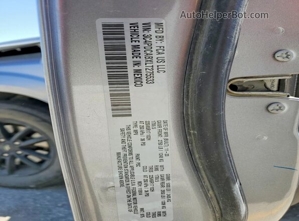 3C4PDCABXLT275533 2020 DODGE JOURNEY Silver Vista de la etiqueta del VIN