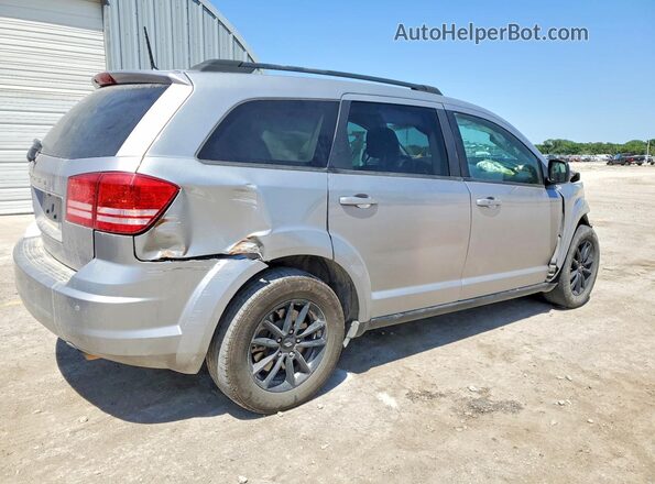 3C4PDCABXLT275533 2020 DODGE JOURNEY Silver Trasero derecho