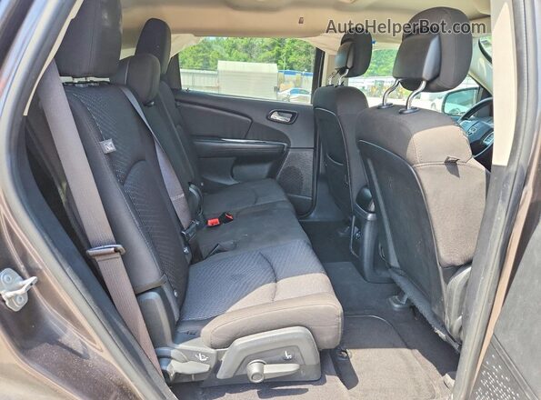 3C4PDCBB0HT560473 2017 DODGE JOURNEY Gray Widok wnętrza z tyłu