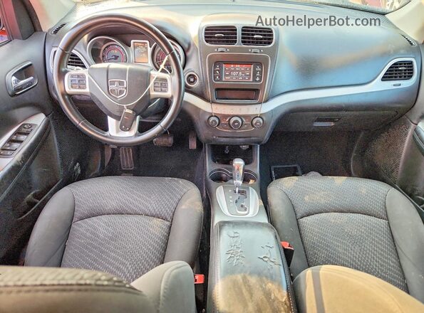 3C4PDCBB0JT475039 2018 DODGE JOURNEY Red Dashboard view