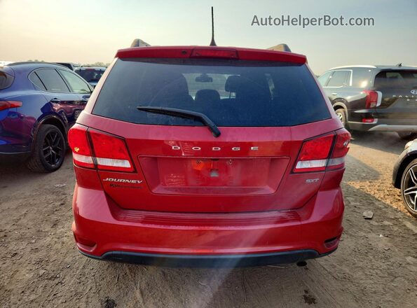 3C4PDCBB0JT475039 2018 DODGE JOURNEY Red Rear view