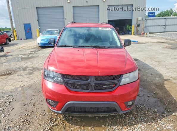3C4PDCBB0KT798542 2019 DODGE JOURNEY Red Widok z przodu