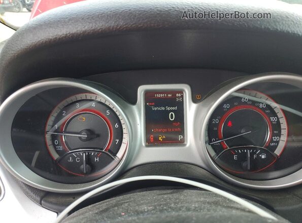 3C4PDCBB0KT798542 2019 DODGE JOURNEY Red Widok zestawu wskaźników