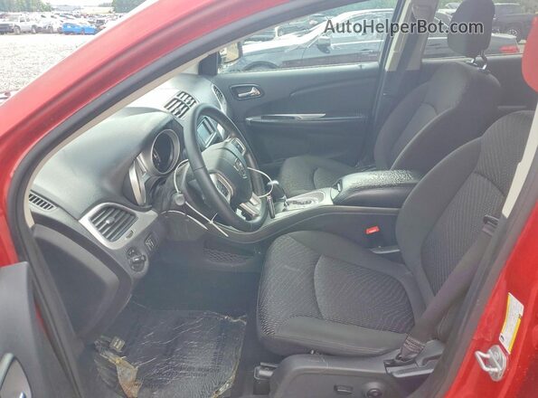 3C4PDCBB0KT798542 2019 DODGE JOURNEY Red Widok wnętrza z przodu