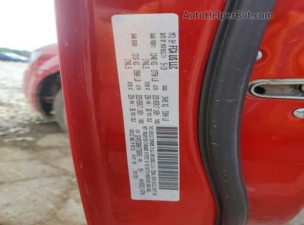 3C4PDCBB0KT798542 2019 DODGE JOURNEY Red Widok naklejki z numerem VIN