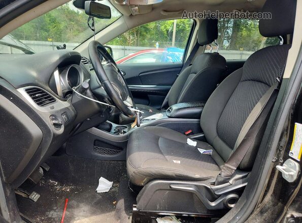 3C4PDCBB0KT804582 2019 DODGE JOURNEY Black Вид салону спереду