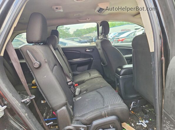 3C4PDCBB0KT804582 2019 DODGE JOURNEY Black Вид задньої частини салону