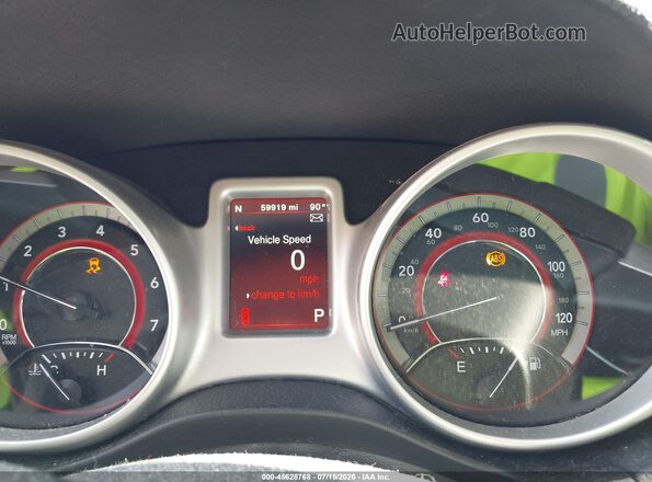 3C4PDCBB0KT835640 2019 DODGE JOURNEY Gray Vista de los asientos traseros