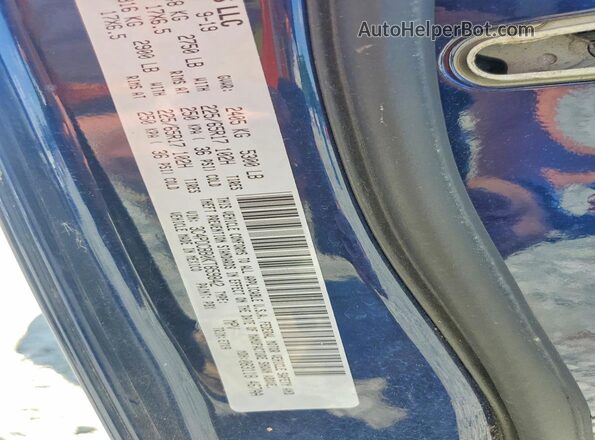 3C4PDCBB0KT859842 2019 DODGE JOURNEY Синий Вид наклейки с VIN-кодом