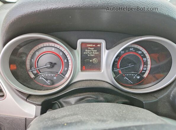 3C4PDCBB2GT191579 2016 DODGE JOURNEY White Instrument cluster view