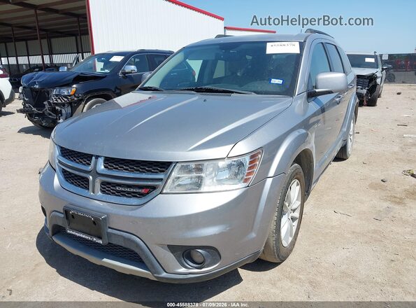 3C4PDCBB2HT524185 2017 DODGE JOURNEY Silver Vista tres cuartos delantera izquierda
